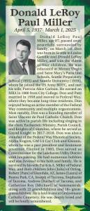 Donald LeRoy Paul Miller | Obituary