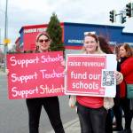 Educators and school staff from all over Federal Way Public Schools and beyond came out to express the need for funding of the district.