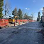 The exterior of the HTH building as it is transformed to be ready for occupants soon. Photo provided by King County