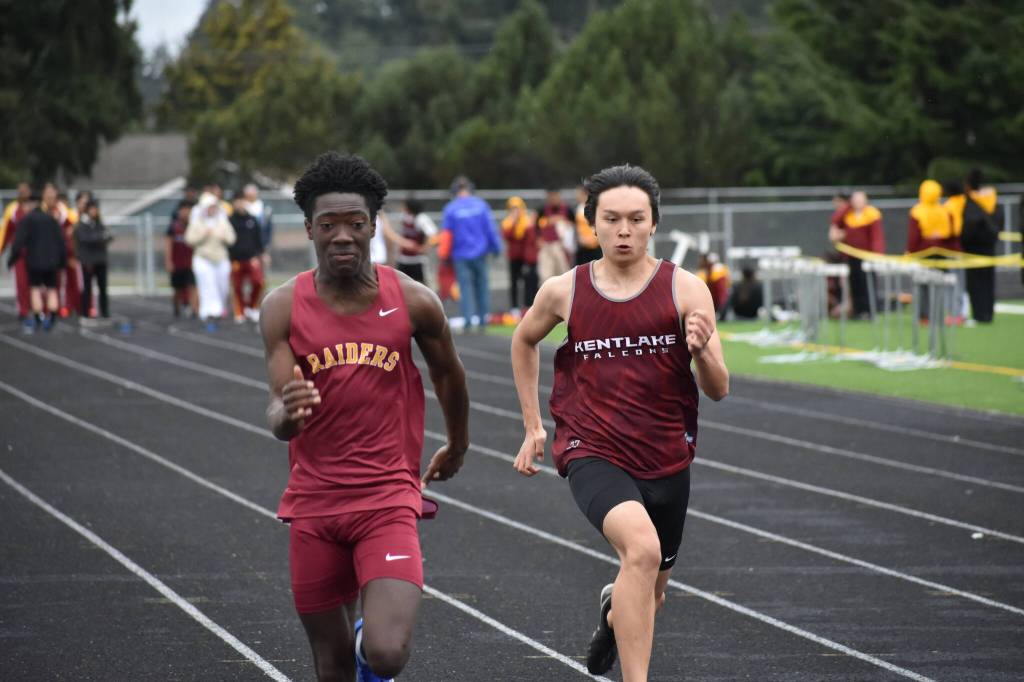 Thomas Jefferson sprinter in the 100 meter dash. Ben Ray / The Mirror
