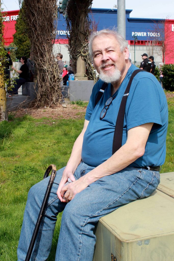 James Lee is a Federal Way resident who said he typically doesnt get political or get involved, but that the stakes are too high. Photo by Keelin Everly-Lang / the Mirror