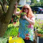 Marine Hills Garden Club member who joined because she was already driving her mother to the club meetings and now really enjoys it. Photo by Keelin Everly-Lang / the Mirror