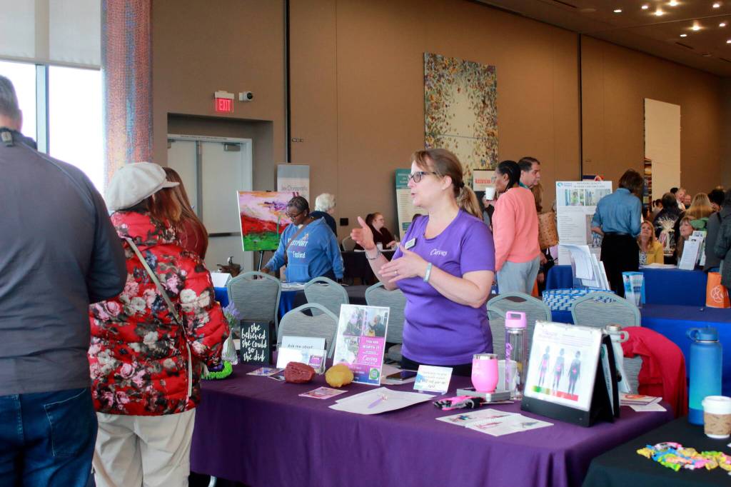 Health and wellness resources include fitness as represented by Sharon Gentry of Curves and others. Photo by Keelin Everly-Lang / the Mirror
