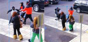 Surveillance footage of S.B. before and after shooting Javier Garcia. Photo courtesy of the King County Prosecuting Attorneys Office.