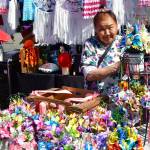 Vendors at the Federal Way Farmers Market offer all kinds of colorful crafts, creations, produce and more every Saturday at The Commons parking lot. Photo by Bruce Honda