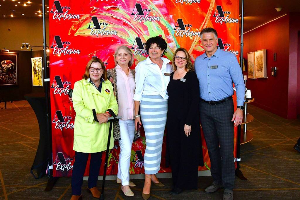 Federal Way Arts Commission members including Susan Honda, Karen Brugato, Kimberly Bowman, Iveta Felzenberg, Kenny Byrne. Photo by Bruce Honda