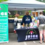 A vendor at the Juneteenth event. Photo by Bruce Honda