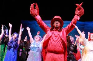 Anthony Santander as Sebastian at the Friendship Theatres performance of Disneys The Little Mermaid Jr. Photos by Keelin Everly-Lang / the Mirror