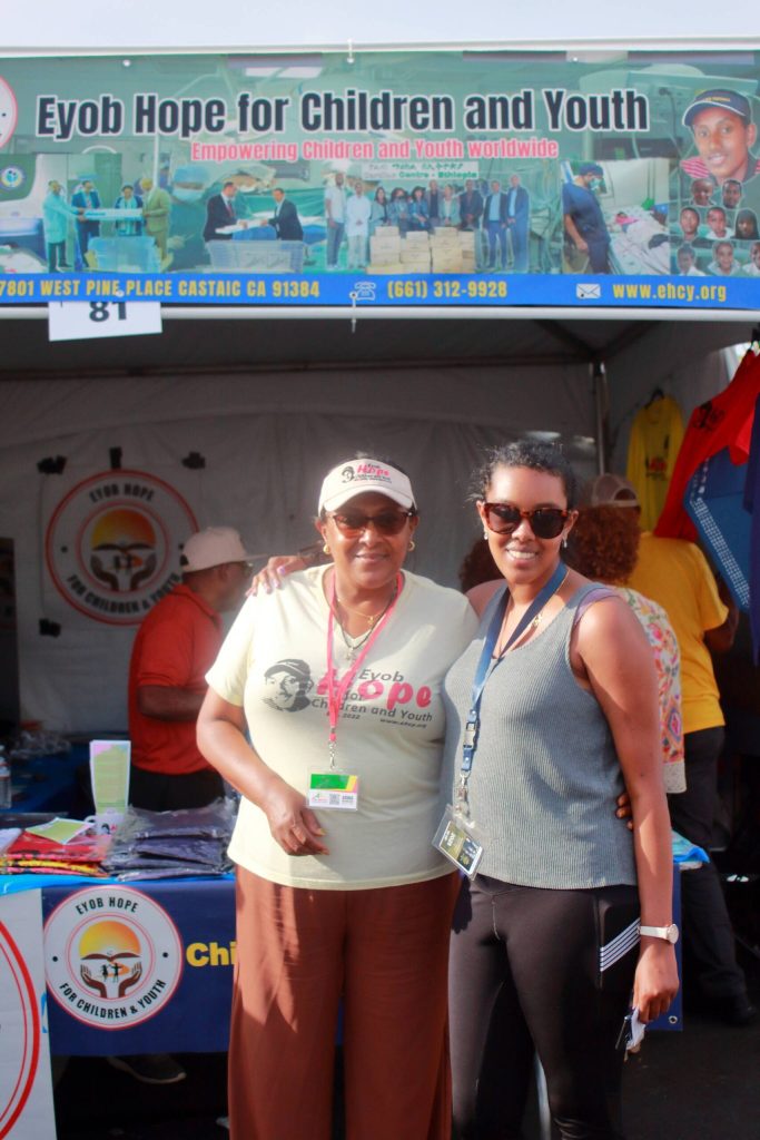 Vendors included not only those selling food and merchandise, but also nonprofit organizations. At Eyob Hope for Children and Youth, they raise money to help those affected by a rare heart condition, both in the United States and in Ethiopia. Photo by Keelin Everly-Lang / the Mirror