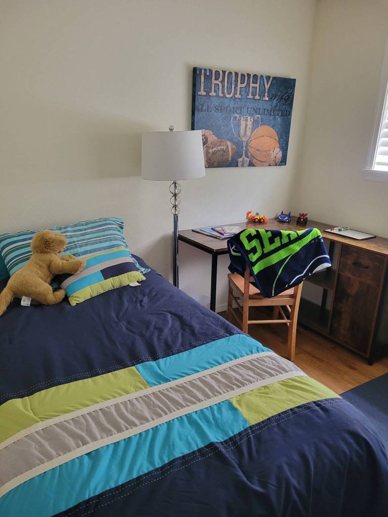 A room at one of FUSIONs transitional housing units. File photo