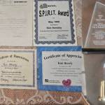 Some of Hensleys awards and certificates. Courtesy photo