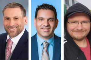 Federal Way City Council Position 2 candidates, left to right: Paul McDaniel, Martin Moore, Nathan Orth. Courtesy photos