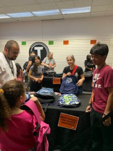 The Table gives out free backpacks at last years Back-to-School Bash. Photo provided by the Table.