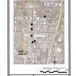 Ramps at the noted points will be improved after a contract was awarded to a construction company for the work at the Aug. 12 council meeting. Courtesy image