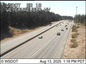 A screenshot of the approximate location where the shooting occurred. Photo courtesy of Washington State Department of Transportation.