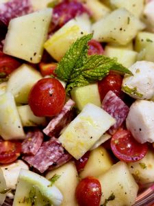 Sweet and savory summer salad. Photo by Vickie Chynoweth