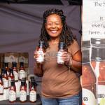 Gail Thompson is the owner of Junebugs Sauce, one of 100 small businesses in King County that were selected for Comcast RISE grants this year. Madison Kirkman/Comcast photo