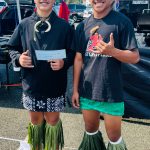 Siaki Failautusi and Toaoaiga McConville. Photo courtesy of Vickie Chynoweth