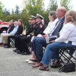 Local leaders attended the 9/11 memorial event. Photo by Keelin Everly-Lang / the Mirror