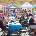 The audience applauds performances while enjoying their food at the Taste of Federal Way 2025. Photo by Keelin Everly-Lang / the Mirror