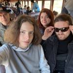 Ganna Stogniy, her husband Vadym Mukiienko and their two sons. Courtesy photo