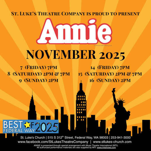 St Luke's Theatre Company will perform the musical "Annie" this year. Poster courtesy of St Luke's