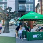 Shoppers at the Woodinville Farmers Market get to learn from the Scrap Happy Kitchen, hosted by Chef Martha Gamboa and WM. Courtesy photo.