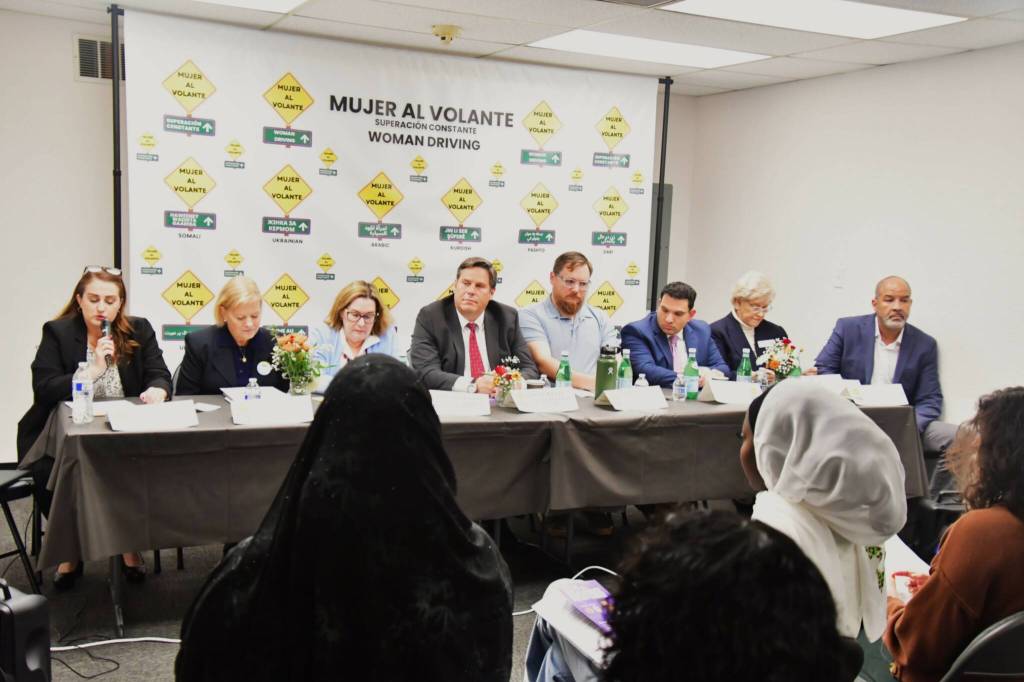 Candidates answered questions from refugee, asylee and immigrant communities on Oct. 22 Photo by Bruce Honda