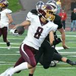 White River senior Ray Palmer will have the opportunity to shine on both sides of the ball this fall. In this photo from a season ago he picks up yardage after a reception. FILE PHOTO BY KEVIN HANSON