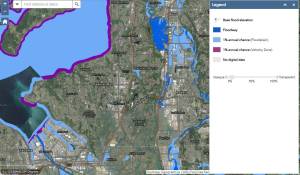 Federal Way has a low to moderate risk of floods, according to the Washington Department of Ecology. Screenshot of map.