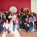 Owners of new Pure Strength Pilates studio celebrate opening their doors with a ribbon cutting and members of the community. Photo by Bruce Honda.