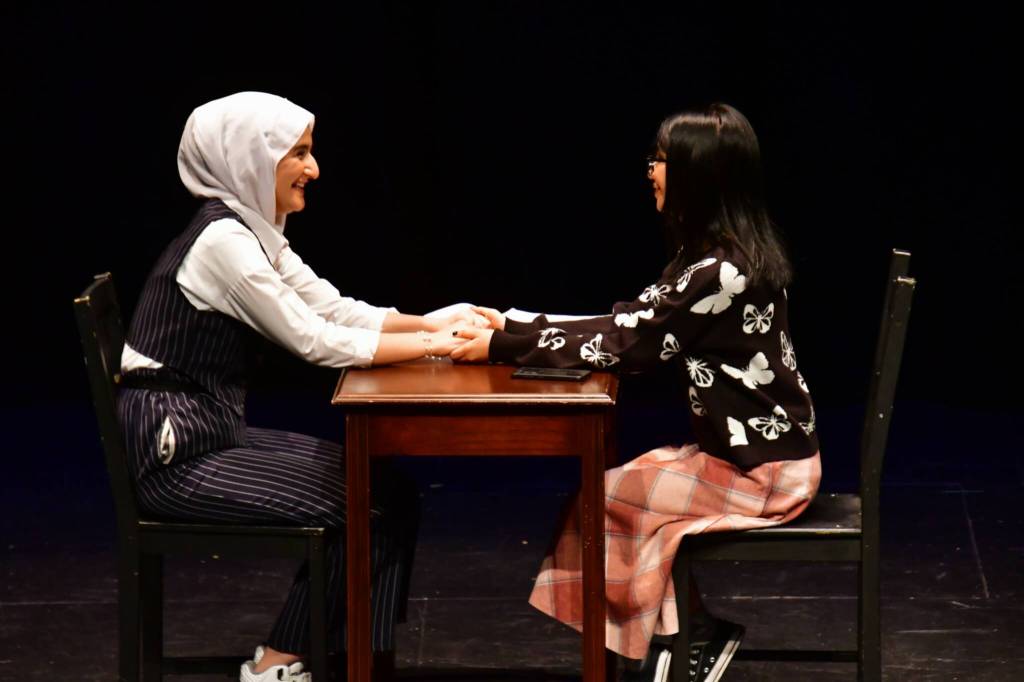The Federal Way High School drama showcase was a fundraiser and a night of entertainment put on by the drama department at the school on Jan. 9. Photo by Bruce Honda.