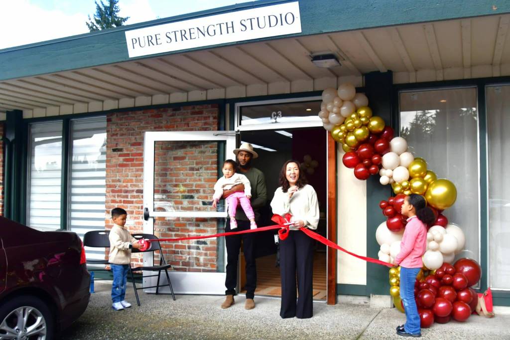 Pure Strength Studio ribbon cutting in Federal Way. Courtesy photo