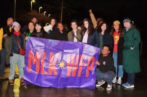 Federal Way community members attend the first Working Families Party meeting to take place in the city although the local chapter that represents South King County in general has been active for years. Photo by Keelin Everly-Lang / the Mirror