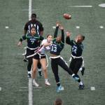 Todd Beamer defenders break up pass from Kentlake. Ben Ray / The Mirror