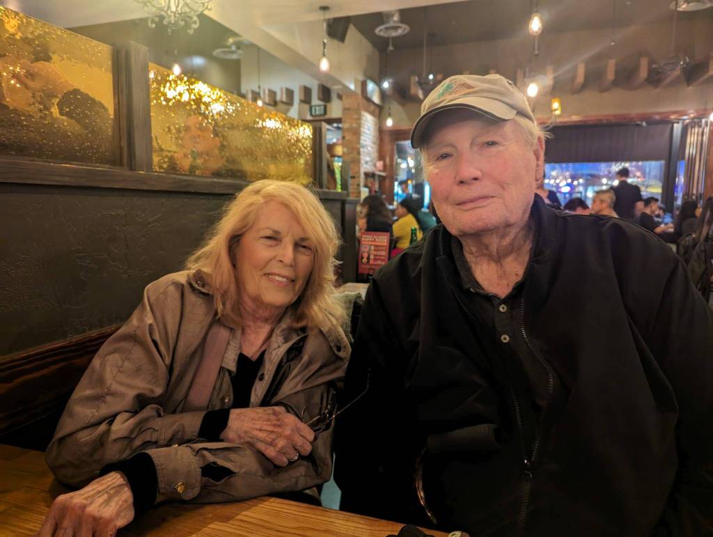 David Ehl, right, with his wife, Rose. Courtesy photo