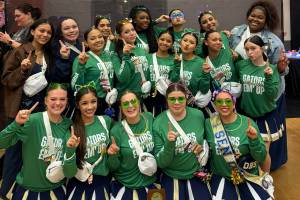 Decatur cheer after winning state. Photo provided by Kayla Watkins.