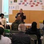 Sen. Claire Wilson (D-District 30) at the Feb. 21 town hall. Courtesy photo