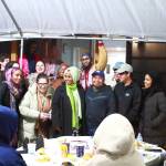 Living Well Kent staff celebrate the opening of the House of Du'a. Photo by Keelin Everly-Lang / the Mirror