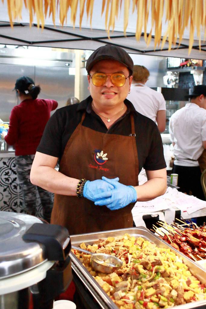 Chef Aryan Rivera flew up to Federal Way just for this event, serving up street food favorites to bring a sense of home to the crowd.
