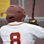 On the backs of Thomas Jefferson batting helmets, the Raiders honor Joe Townsend. Ben Ray / The Reporter