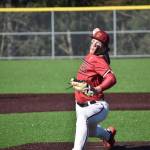 Ikaika Frank throws a pitch for Thomas Jefferson. Ben Ray / The Mirror