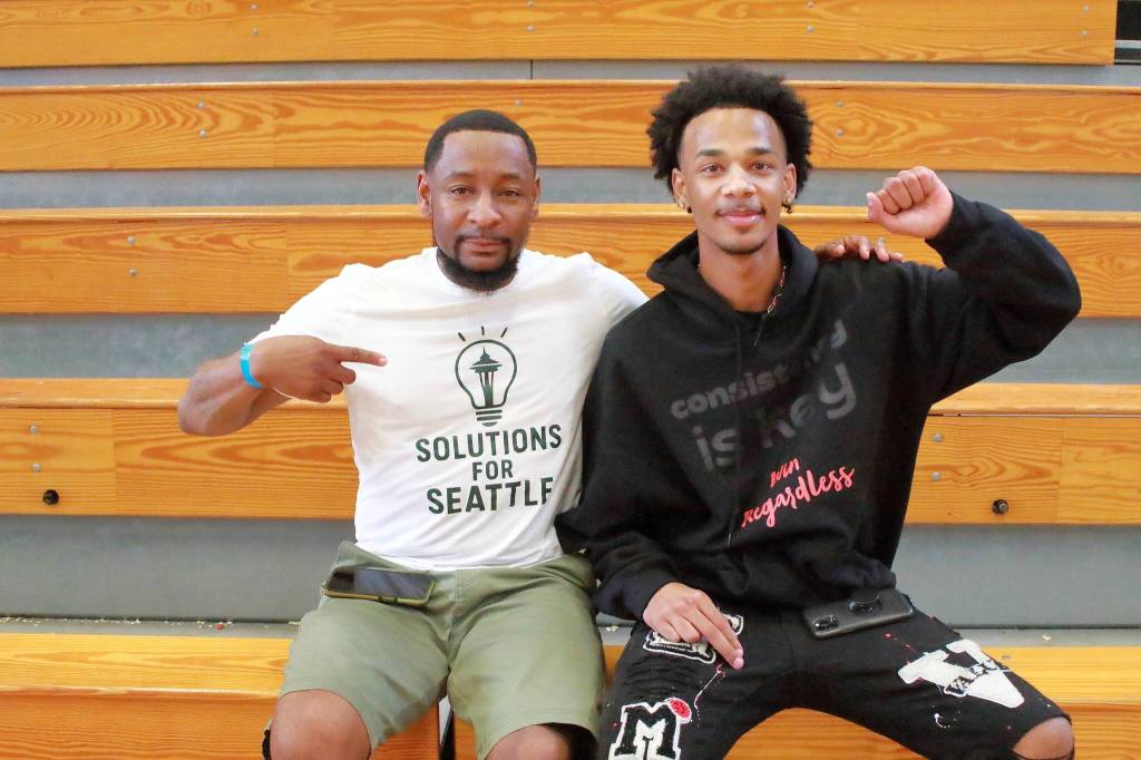 Melvin Slaughter (aka Mr. Solutions for Seattle) and Ismael Holmes, who is a member of the Progress Pushers board.