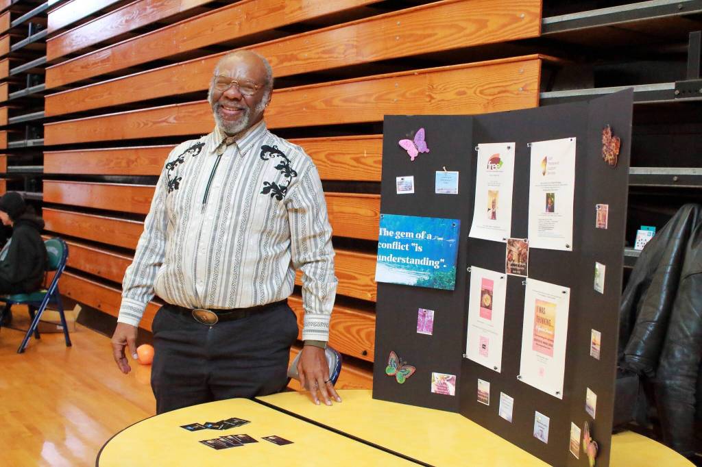 Photos by Keelin Everly-Lang / the Mirror
Mental health professionals and community supports tabled at the 80s Dodgeball FUN-raiser to provide direct connection to help.