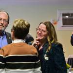 Community conversation was a main goal at the Federal Way Rotarys April 2 event. Photo by Bruce Honda