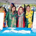 Sifath Kaur Arora, Meher Chadha, Sahej Kochar. Photo by Keelin Everly-Lang / the Mirror