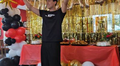 Photo courtesy of KFC Foundation
Hayden Lum, a Decatur High School senior, received $20,000 for college.