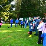 Volunteers get ready to make an impact at the Hylebos Blueberry Farm Park on Parks Appreciation Day. Photo by Bruce Honda.