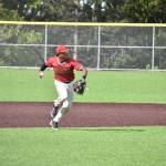 Kingston Edwards throws across the diamond for Thomas Jefferson. Ben Ray / The Mirror