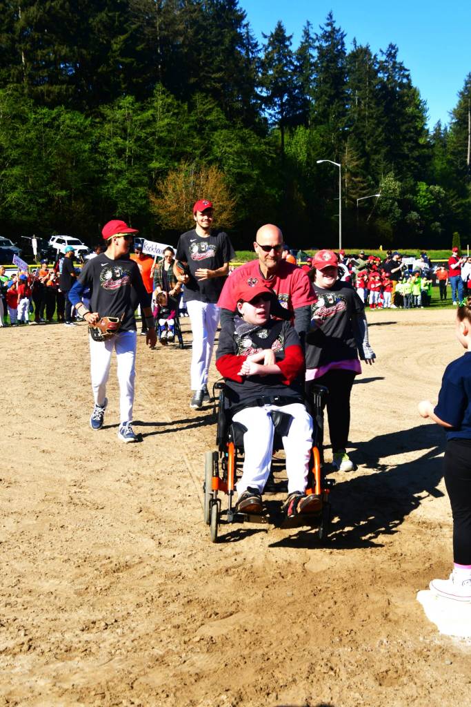Photo by Bruce Honda
Players of all abilities participated in the Federal Way Little League annual Jamboree.